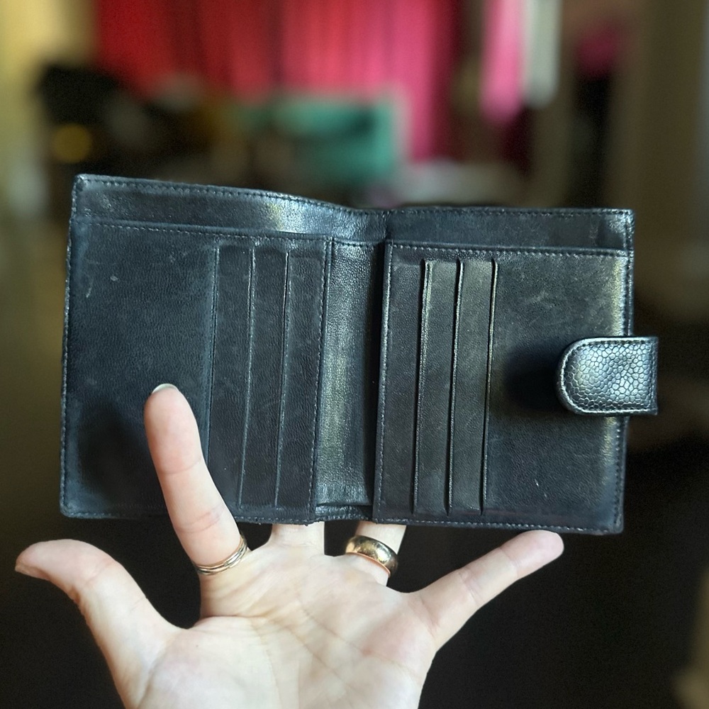 Chanel Caviar Leather Compact Wallet CC - Picture 9 of 9